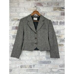 Vintage Pendleton Lined 100%‎ Pure Virgin Wool Blazer Jacket Women's 8